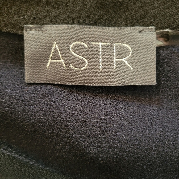 ASTR the Label Black Crepe Mini Tunic Dress Size Small - Picture 5 of 5